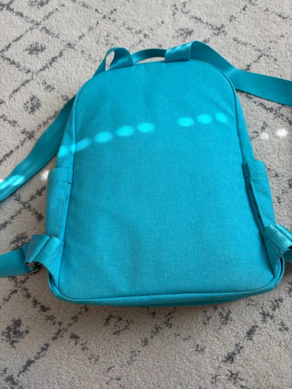 JuJuBe Chromatics Midi Backpack in Electric Blue and Be Quick in Neon Coral